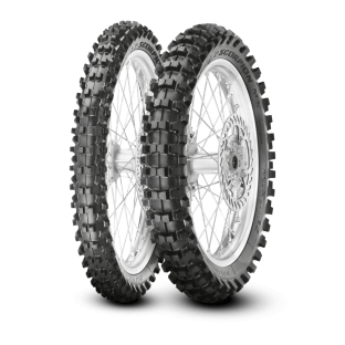 4574800 120/80 - 19 NHS 63M  NEW SCORPION MX32 MID SOFT ZADAJ MOTO PIRELLI